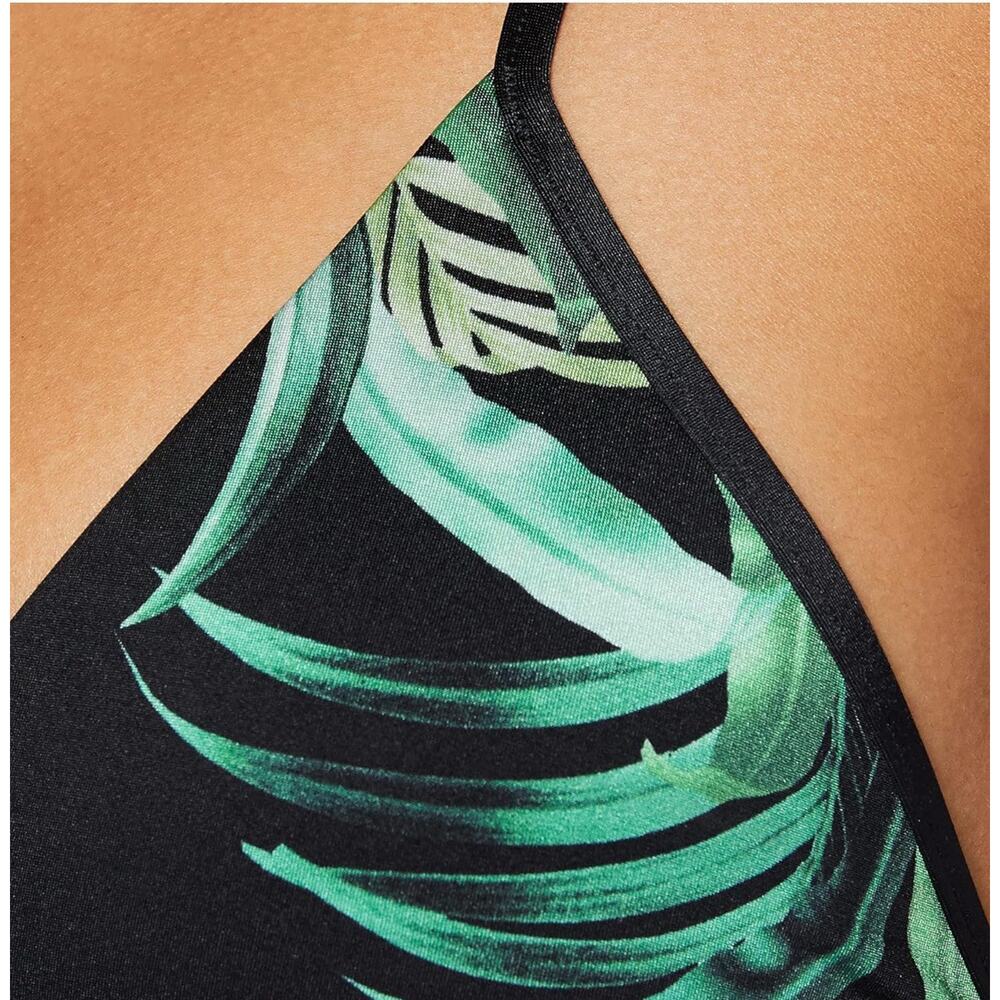 Brand New Seafolly Womens 10 Reversible Fixed Triangle Bikini Top Swimwear Black - Picture 3 of 5